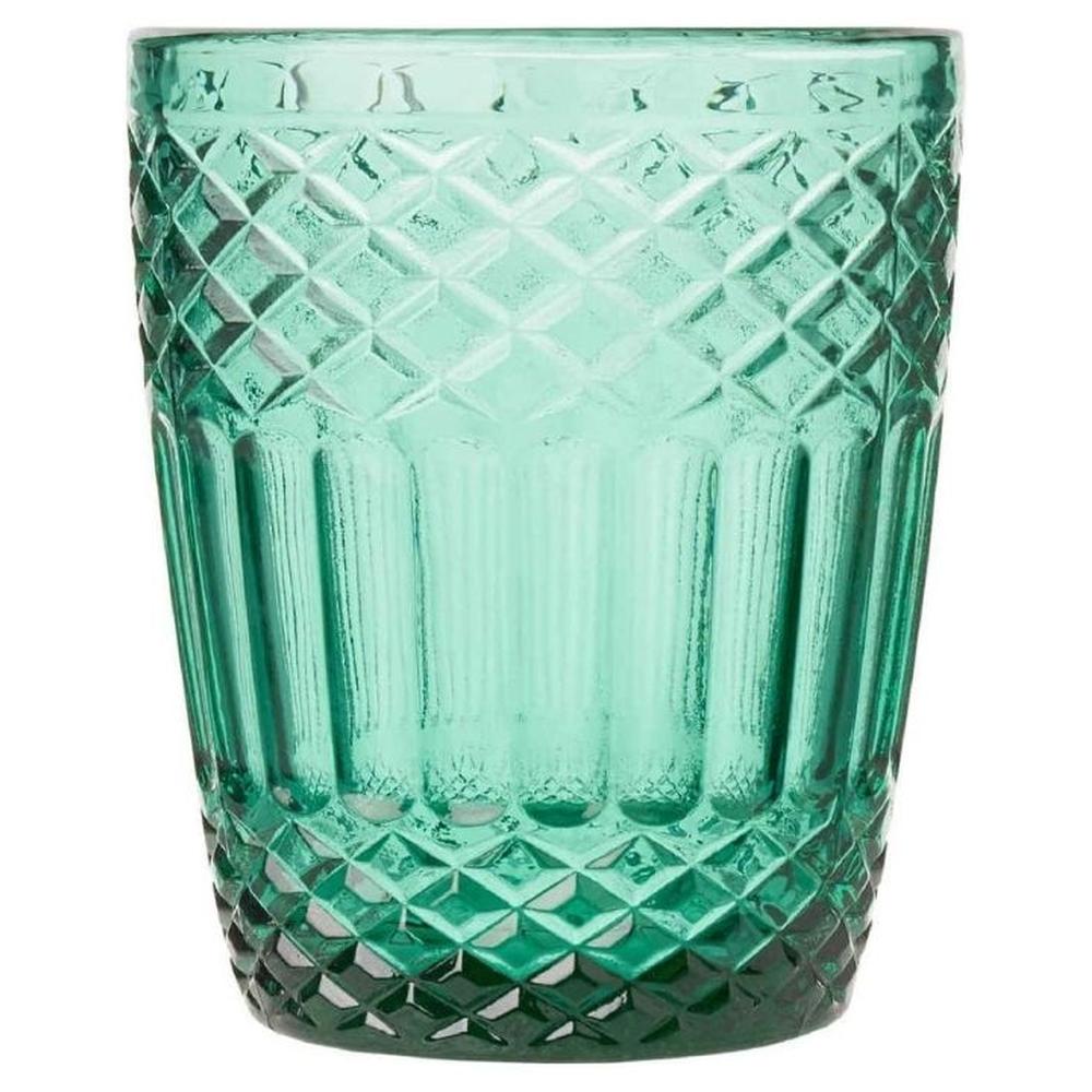 Verre Rayé Vert Pastille Kasa 30cl