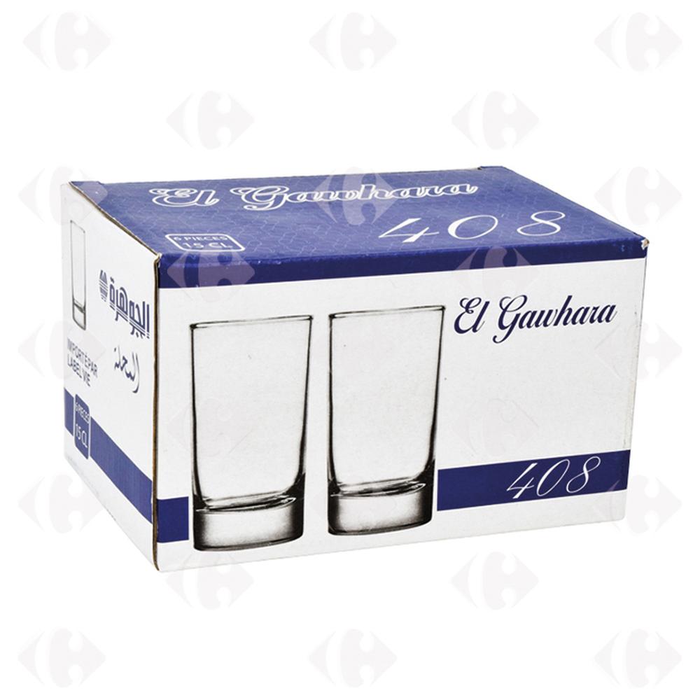 Verre à Thé Al Mahala Gawhara 16cl - 6 pièces