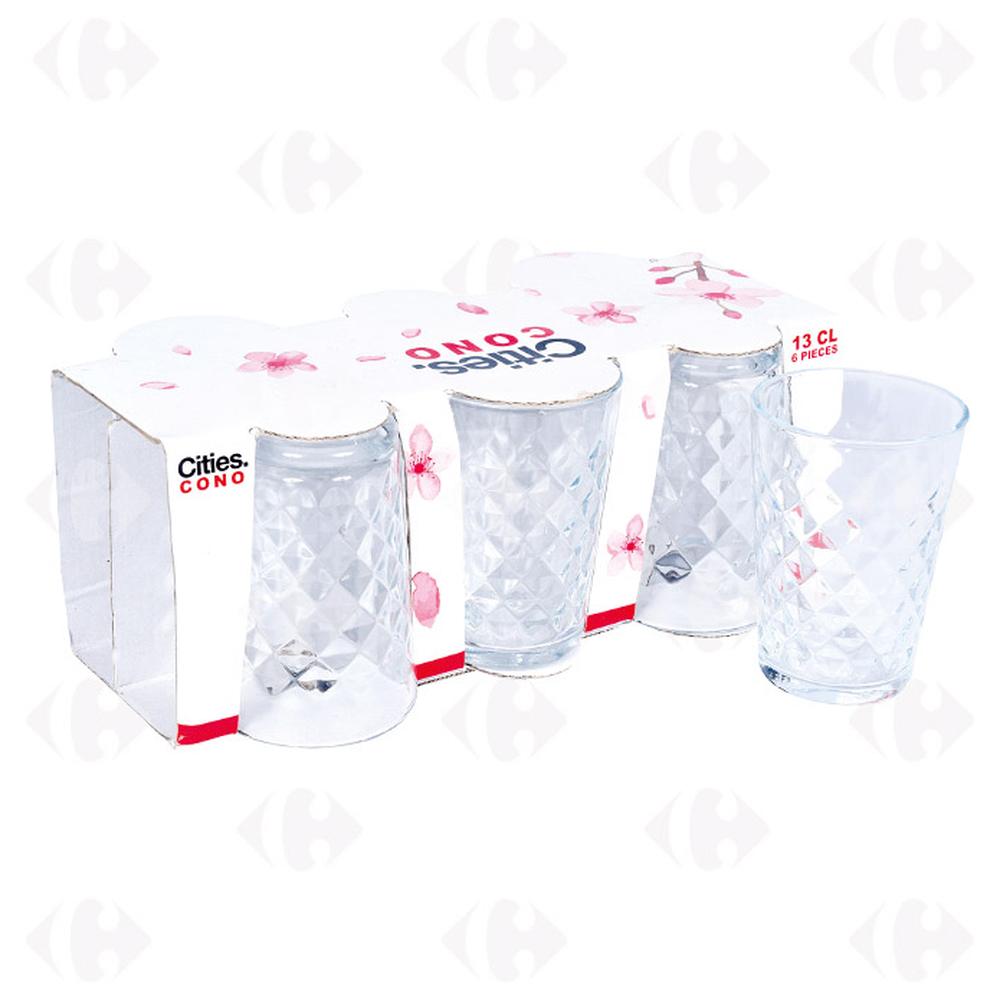 Verre à Thé Cono Stone 13cl - 6 pièces