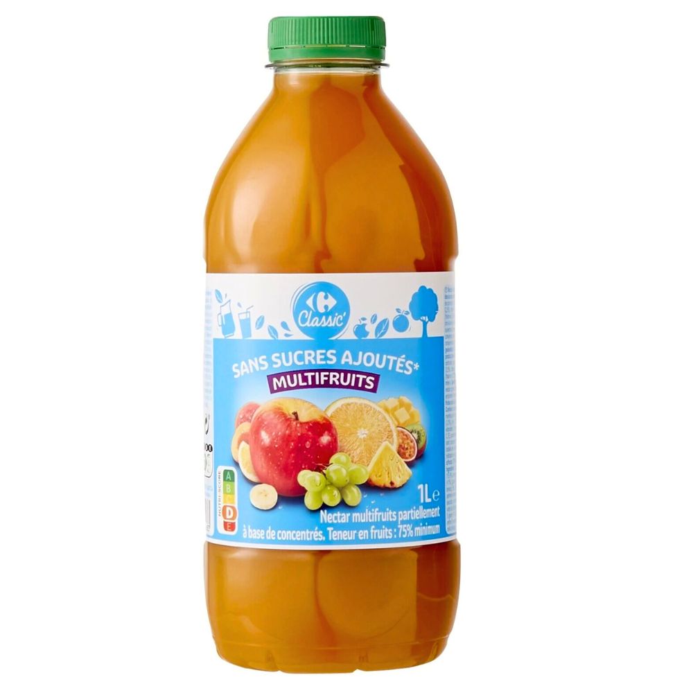 Nectar Multifruits Sans Sucre Carrefour 1L