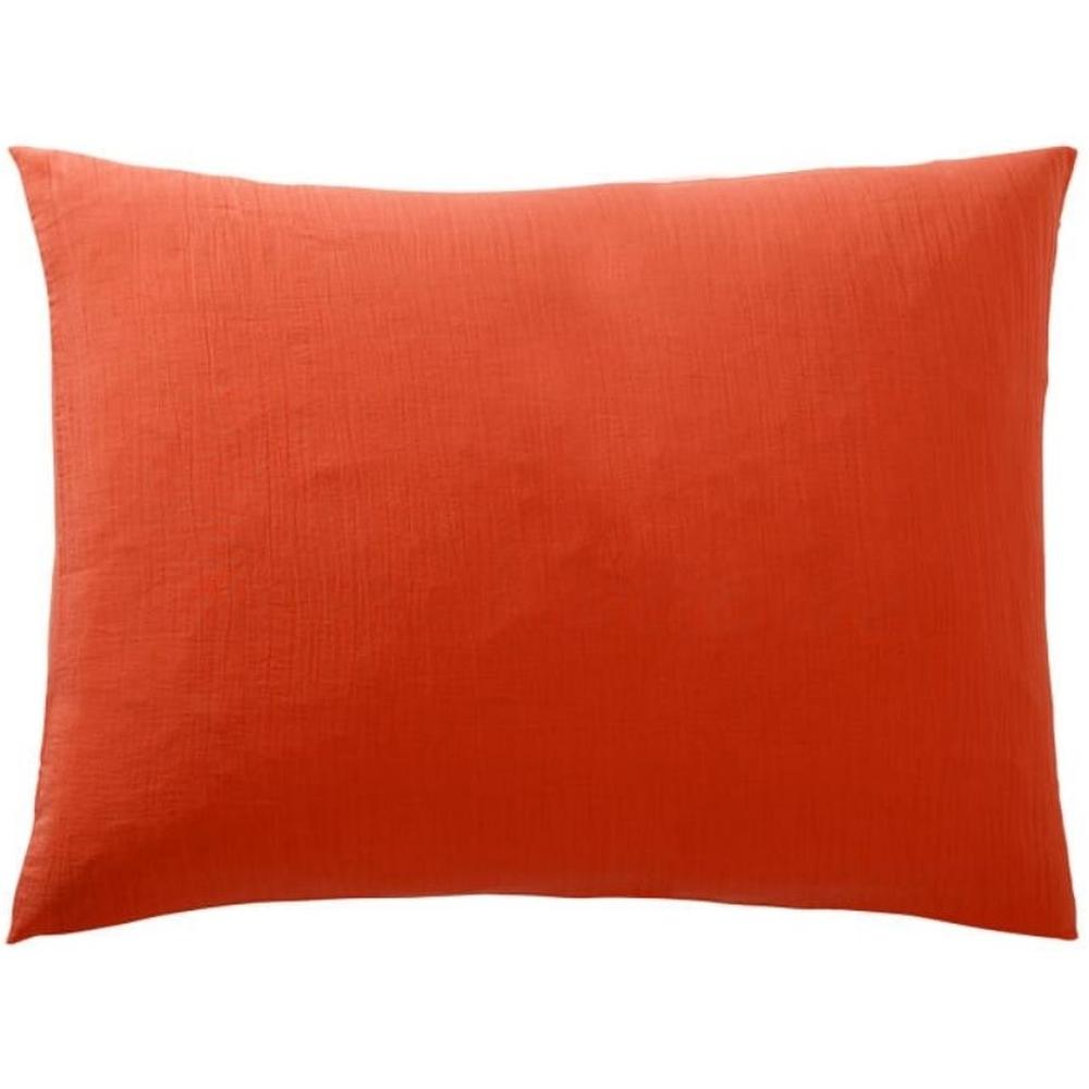 Taie d'Oreiller Corail Fonce 100% Coton Tex Home 50x70 cm