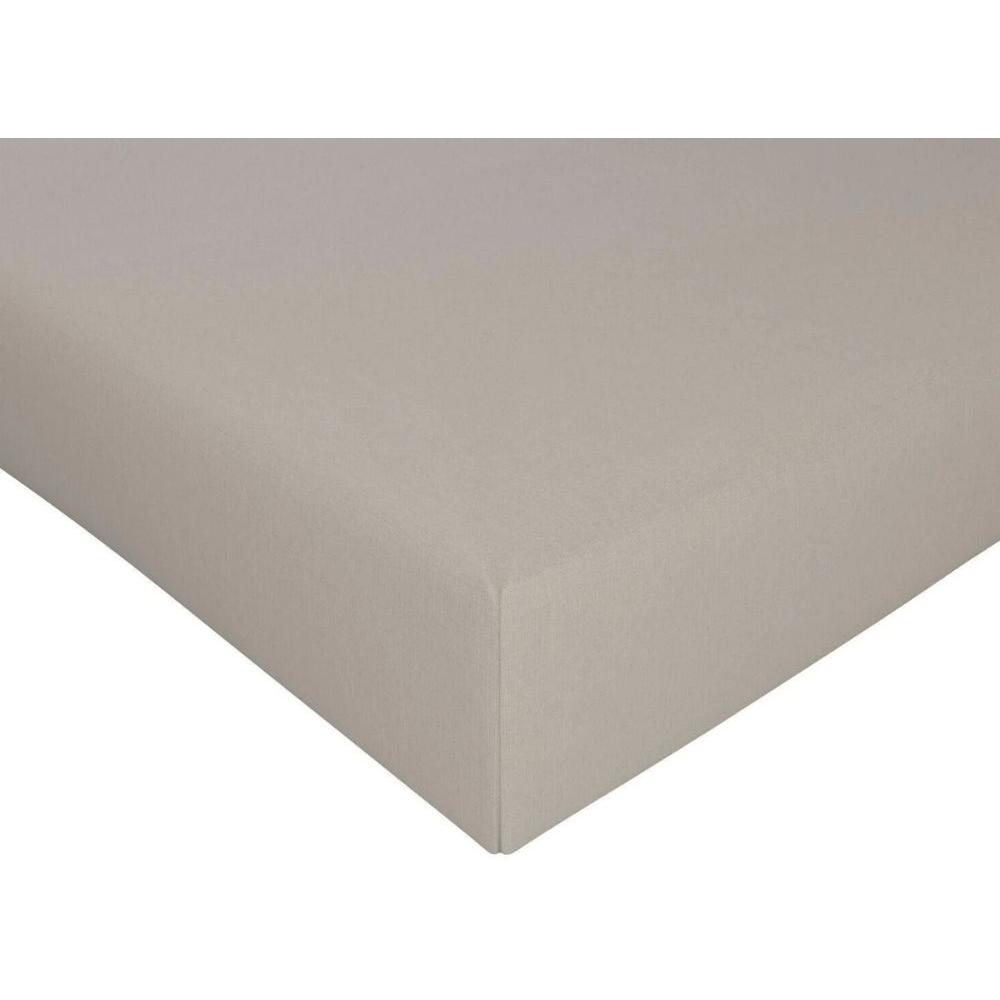 Drap Housse Percal Gris Tex Home 180x200 cm