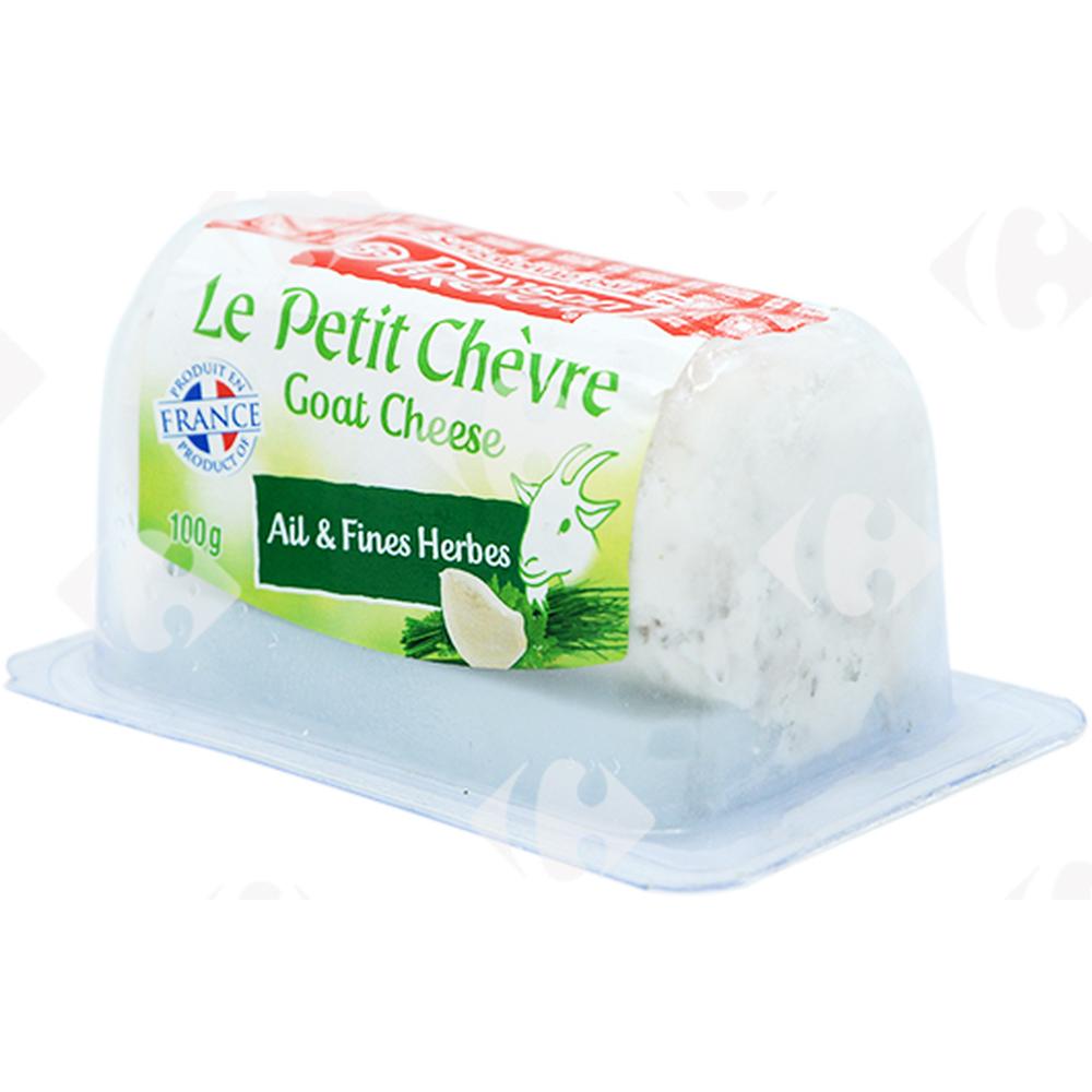 Bûchette de Chèvre Ail et Fines Herbes Paysan Breton 100g