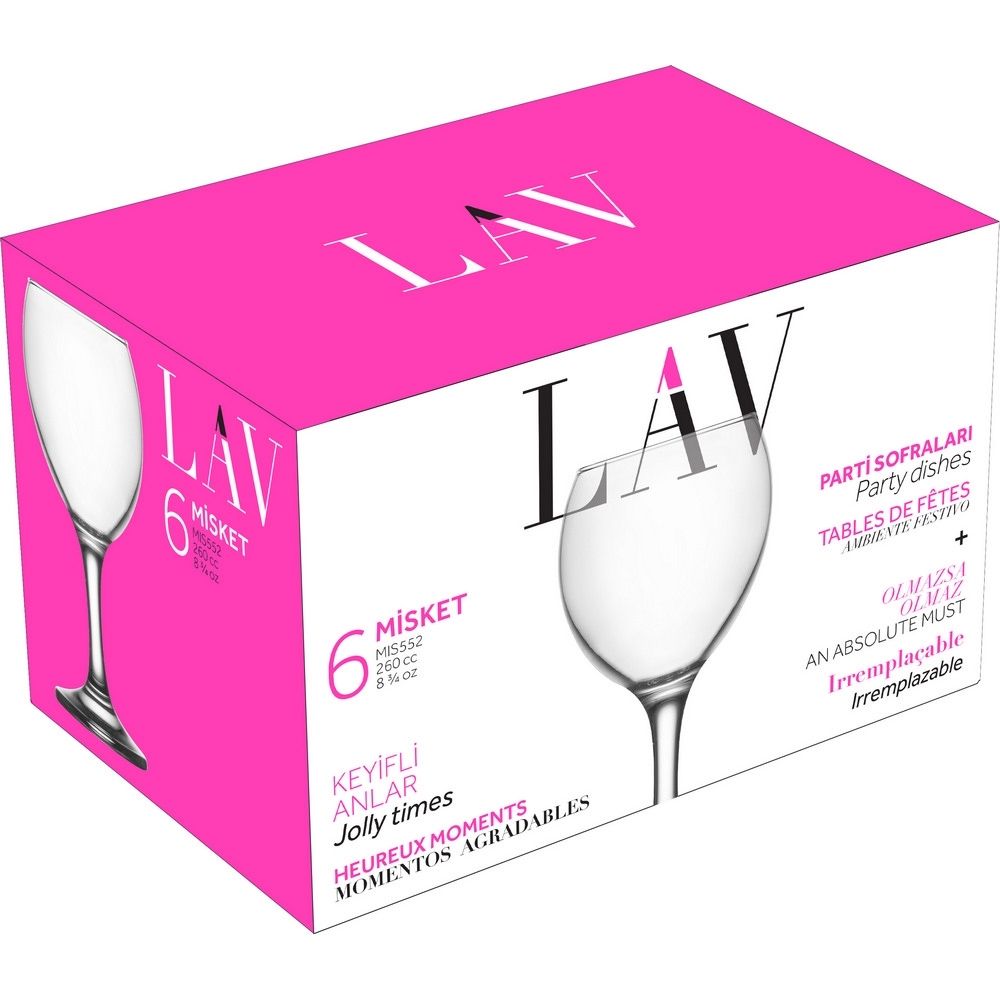 [527181] Misket Verres à Vin Rouge 260ml