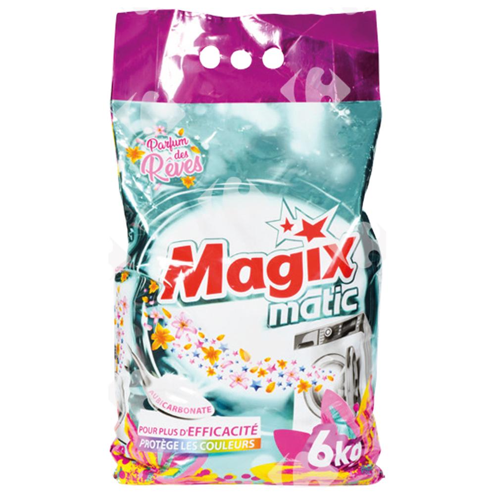 Lessive Poudre Machine Bicarbonate Magix 6kg