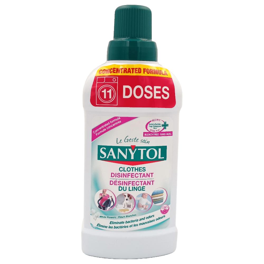 Détergent Lessive Liquide Anti-bactérien Sanytol 500ml.