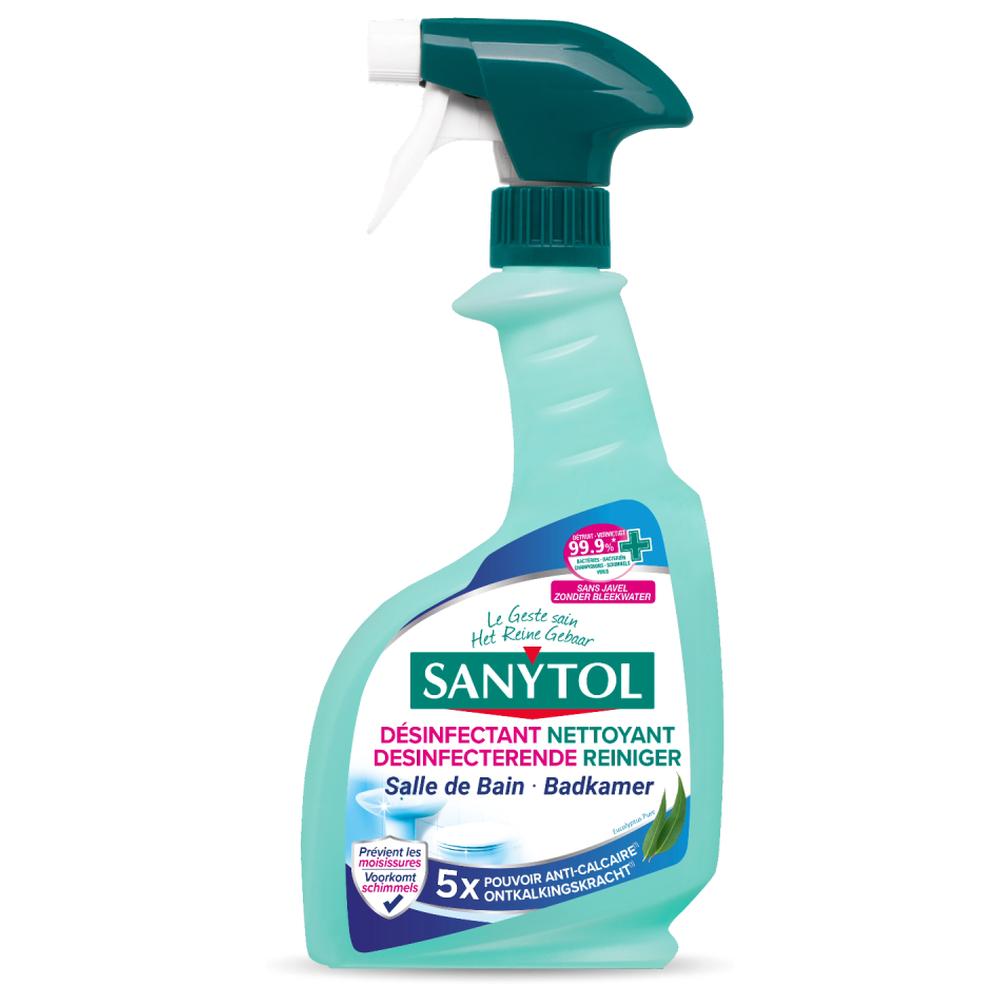 [189049] Nettoyant et Désinfectant Salle de Bain Anti-Bactérien Sanytol 500ml
