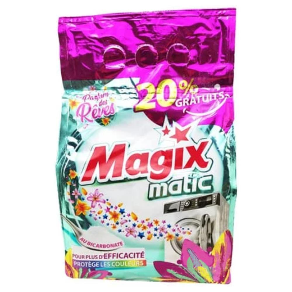 Lessive Poudre Machine Bicarbonate Magix 800g