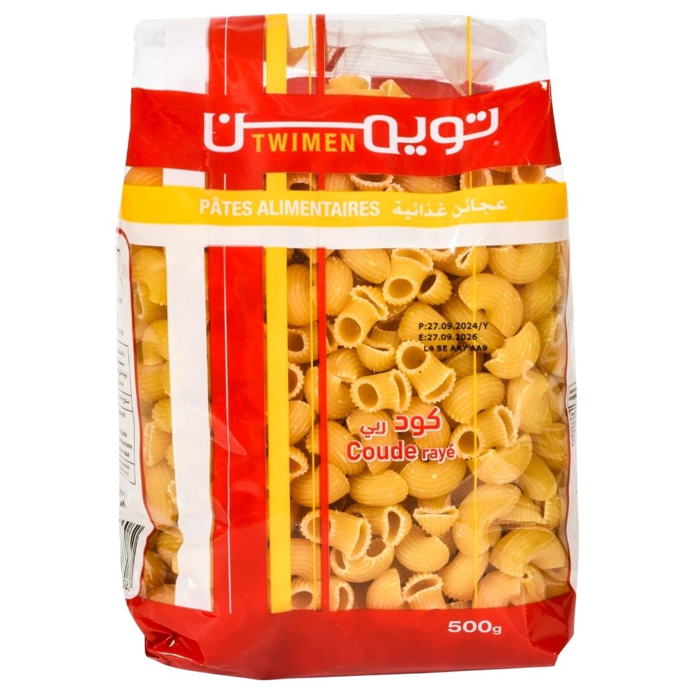 [709993] Pâtes Coudes Rayées Twimen 500 g