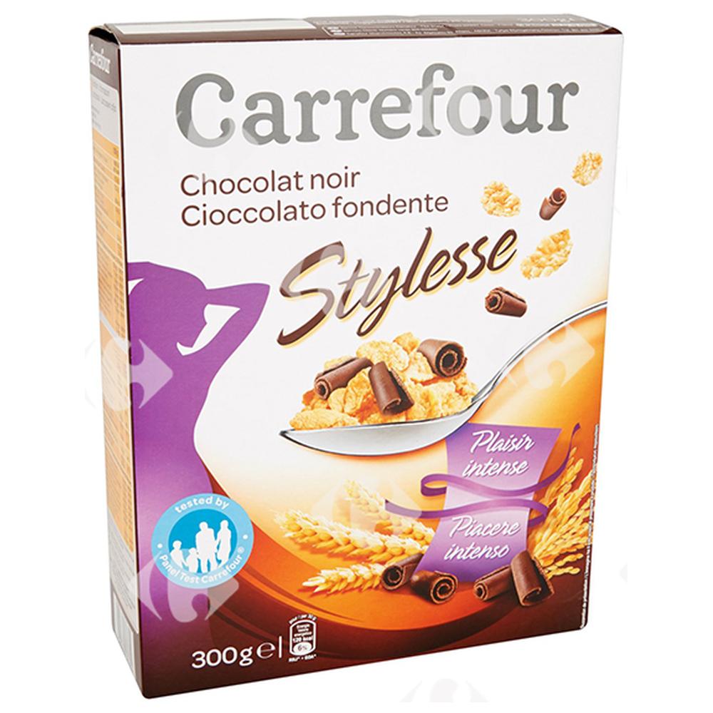 [458436] Céréales Chocolat Noir Stylesse Carrefour 300g