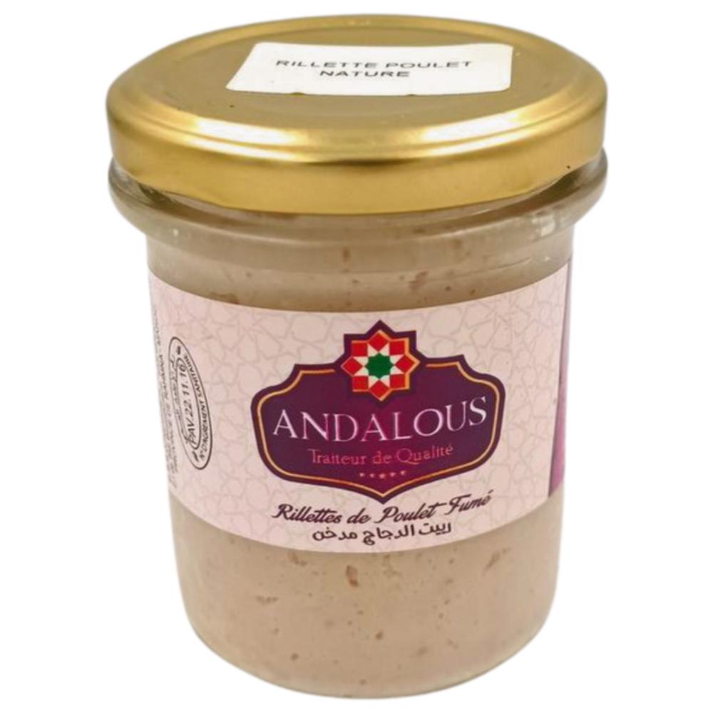 [566712] Rillettes de Poulet Fumé - Charcuterie - Andalous 170g.