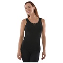 Débardeur Femme à Large Bretelles Noir en Viscose - Taille L