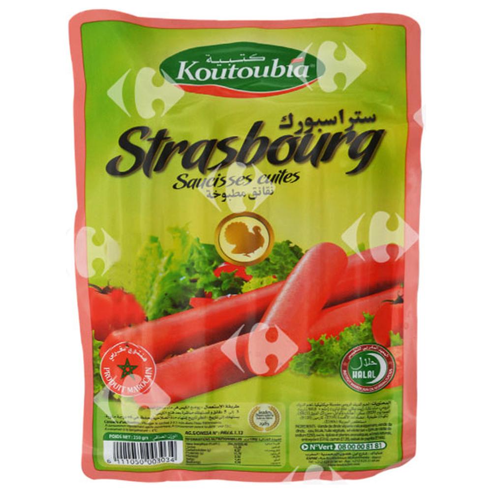 Saucisses de Strasbourg - Charcuterie - Koutoubia 250g