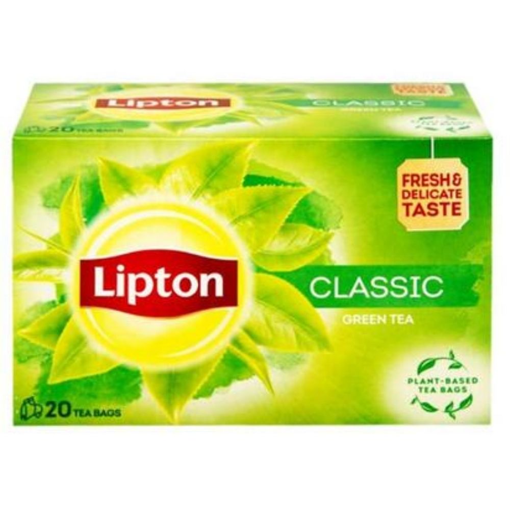 Thé Vert Classic en Sachets Lipton – 20 Sachets