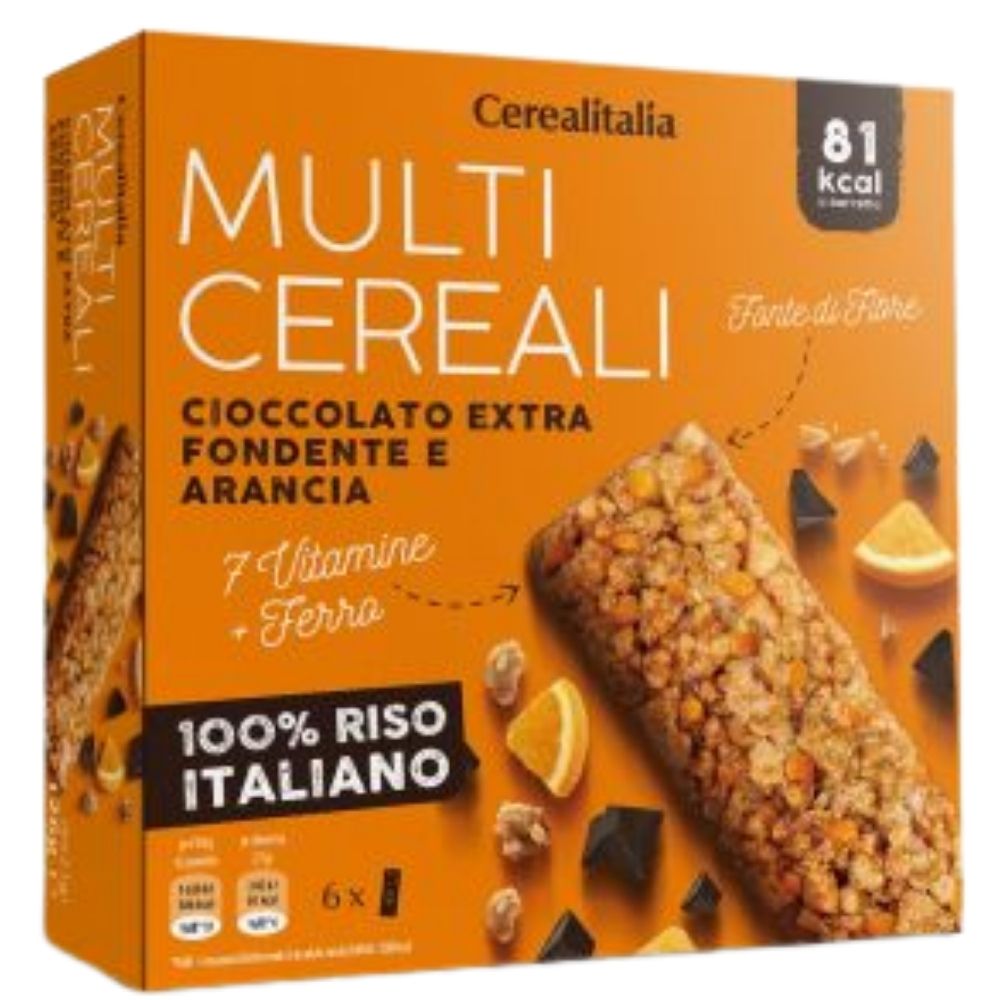Barre Multicéréale Choco Orange Cerealitalia 126 g