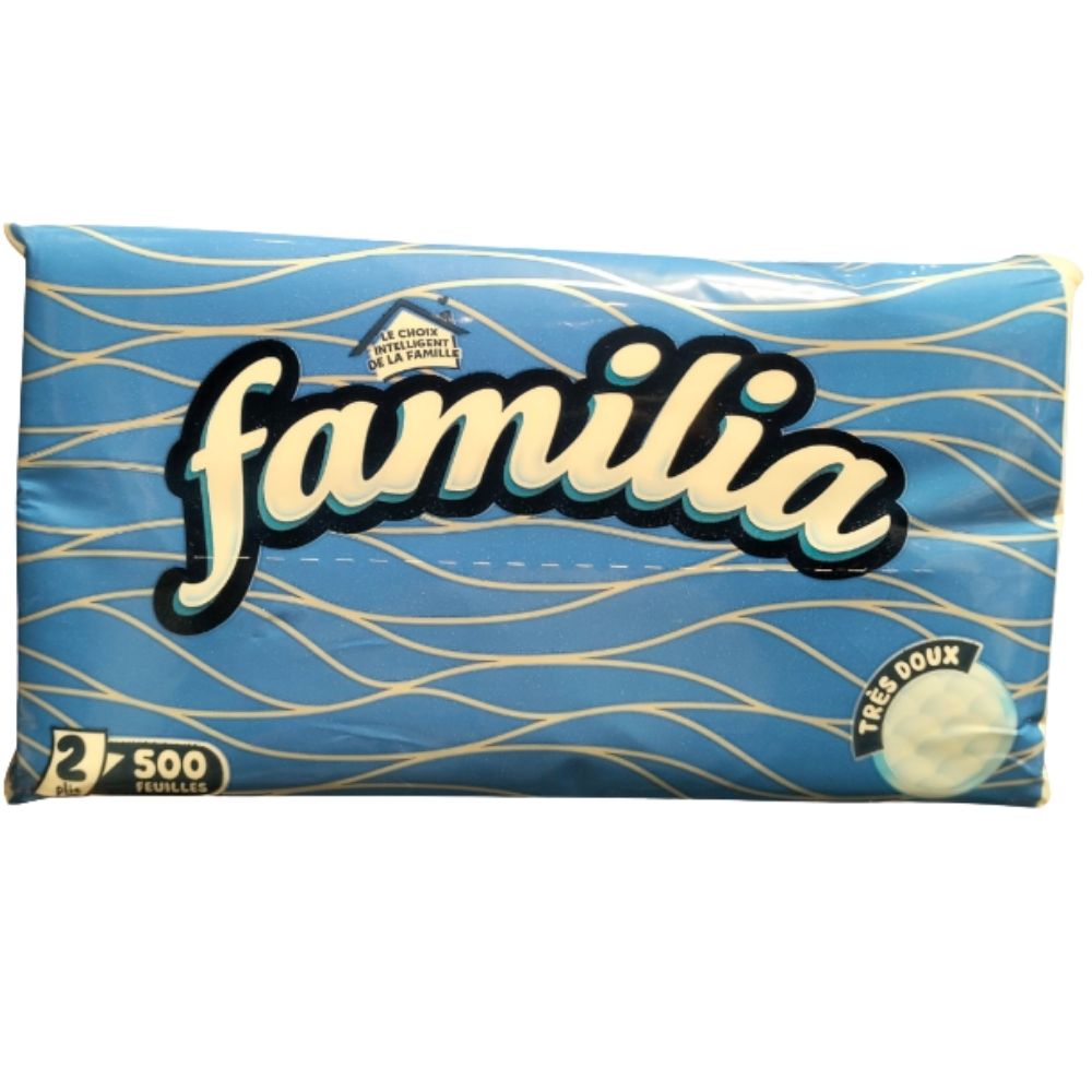 Boîte de Mouchoirs 2 Plis Familia – 500 feuilles