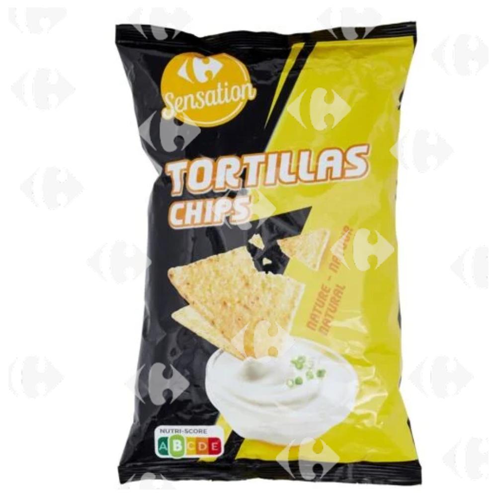 [644090] Chips Tortillas Nature Carrefour 150g