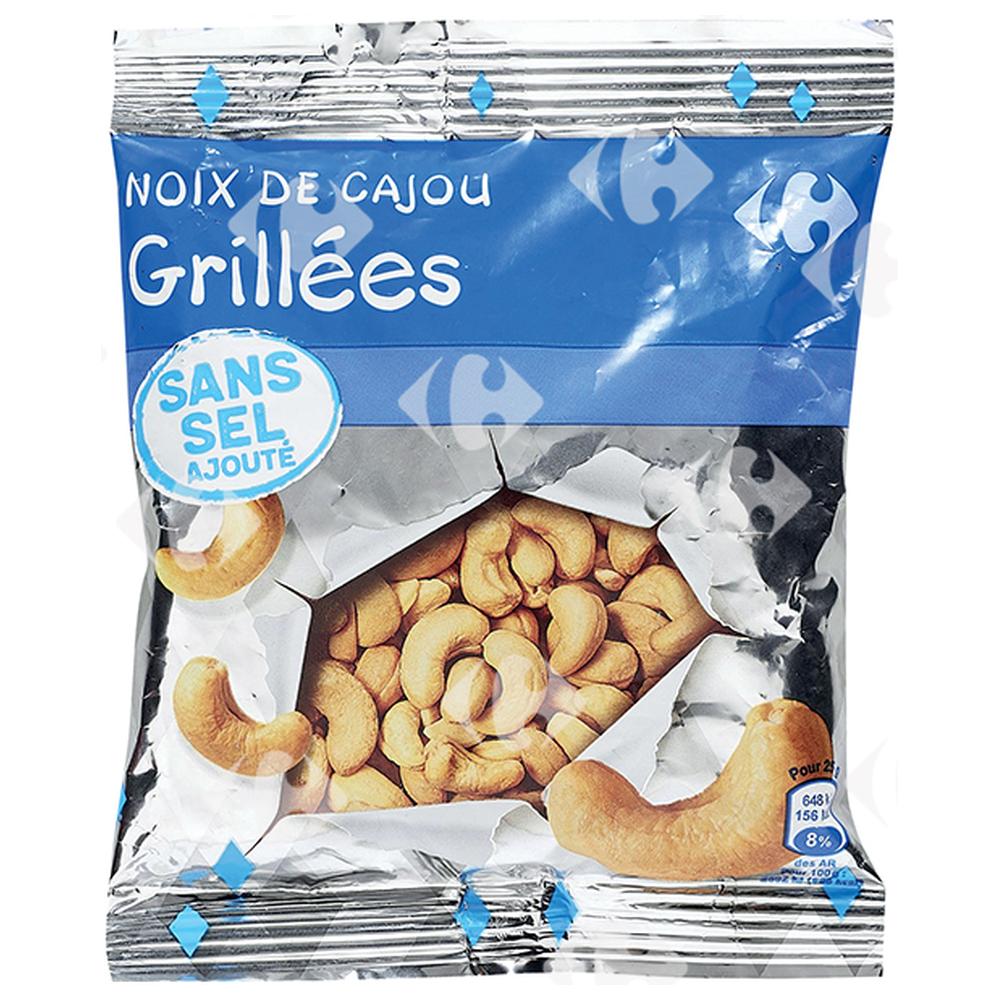Noix de Cajou Sans Sel Carrefour 125g