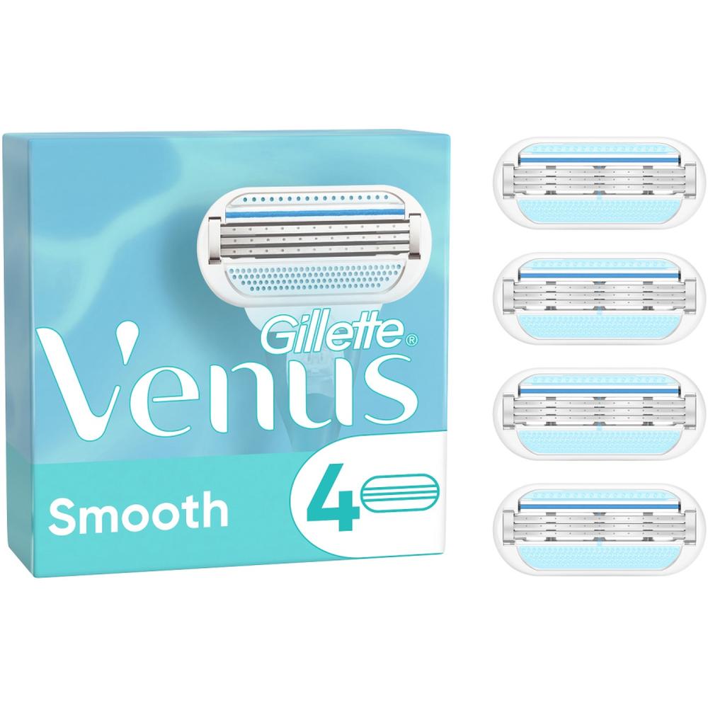 Recharges de lames de rasoir Smooth 3 lames Venus 4 unités