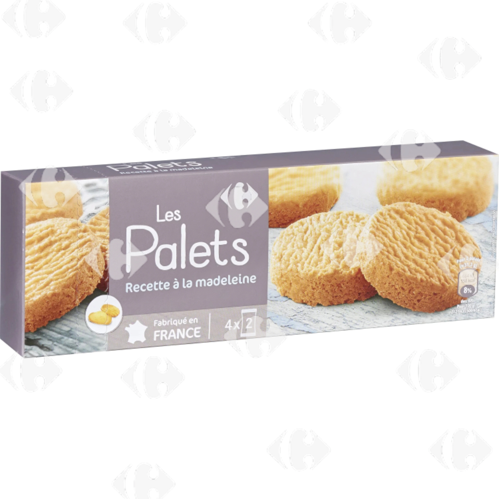 [626883] Palets Recette à la Madeleine Carrefour 125g