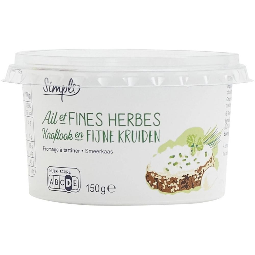 Fromage Ail et Fines Herbes Simpl 150g