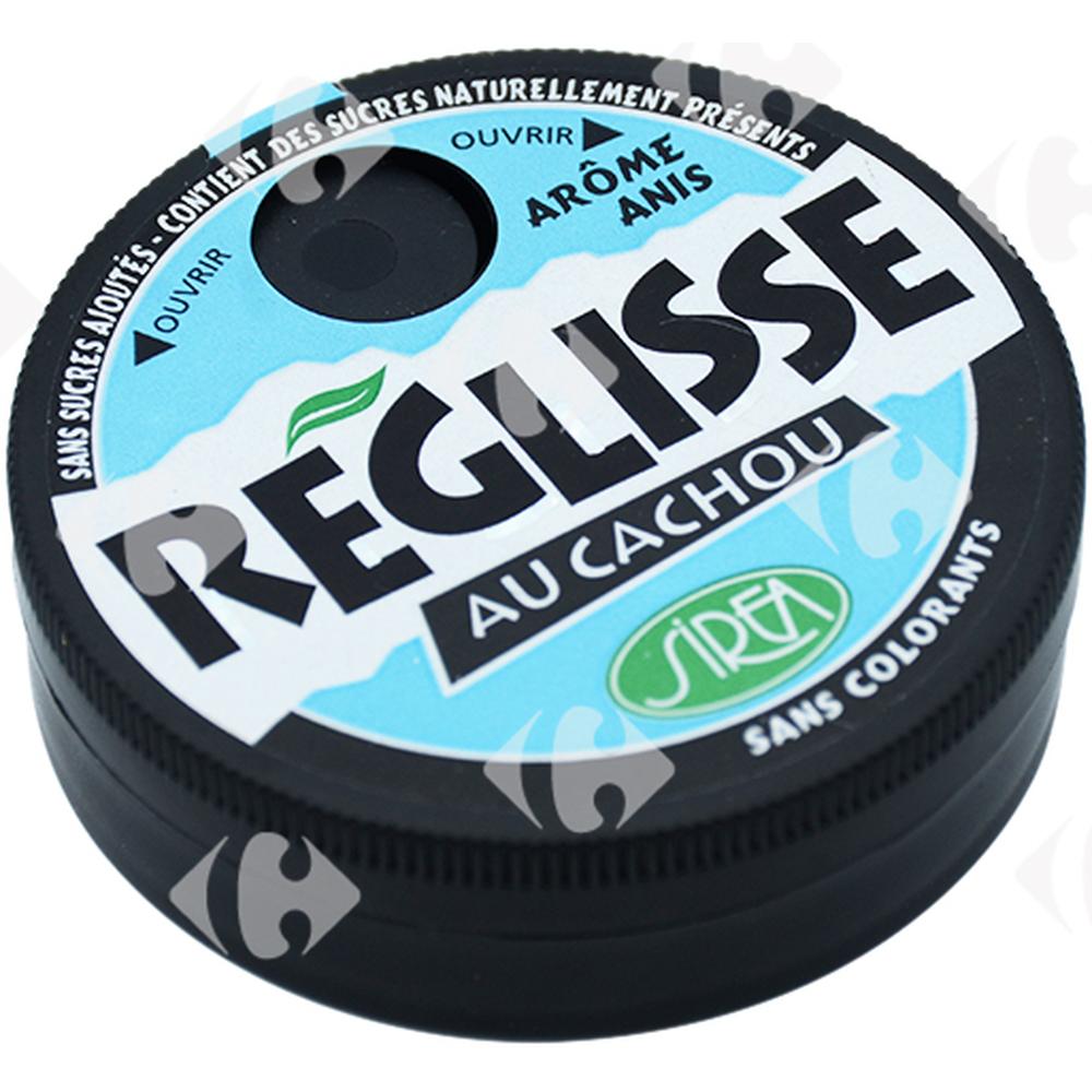 [50958] Réglisse Cachou Arôme Anis Sans sucre Sirea 13g