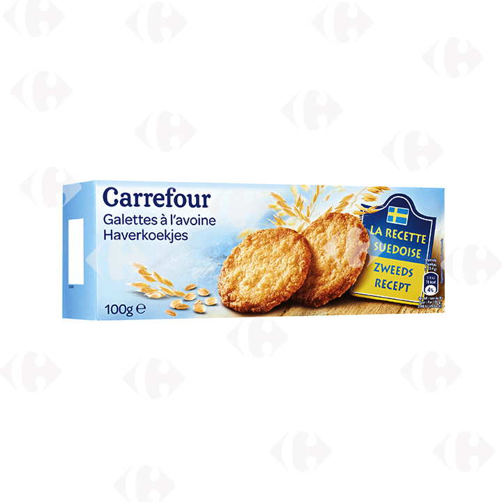 [571043] Galettes d'Avoine Nature Carrefour 100g