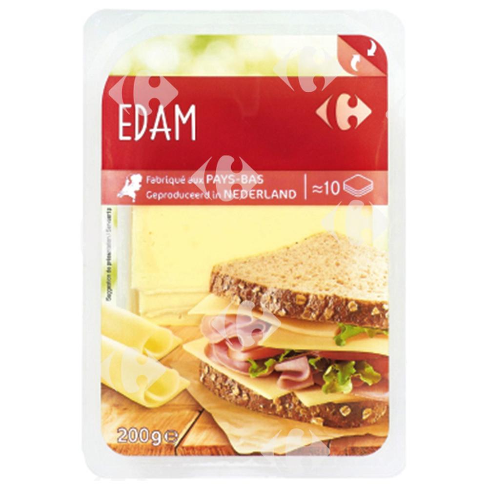 [228977] Edam en tranches Carrefour 200g