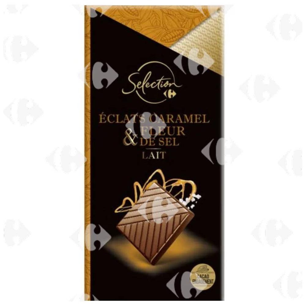 Tablette Chocolat au Lait Amandes Carrefour 200g