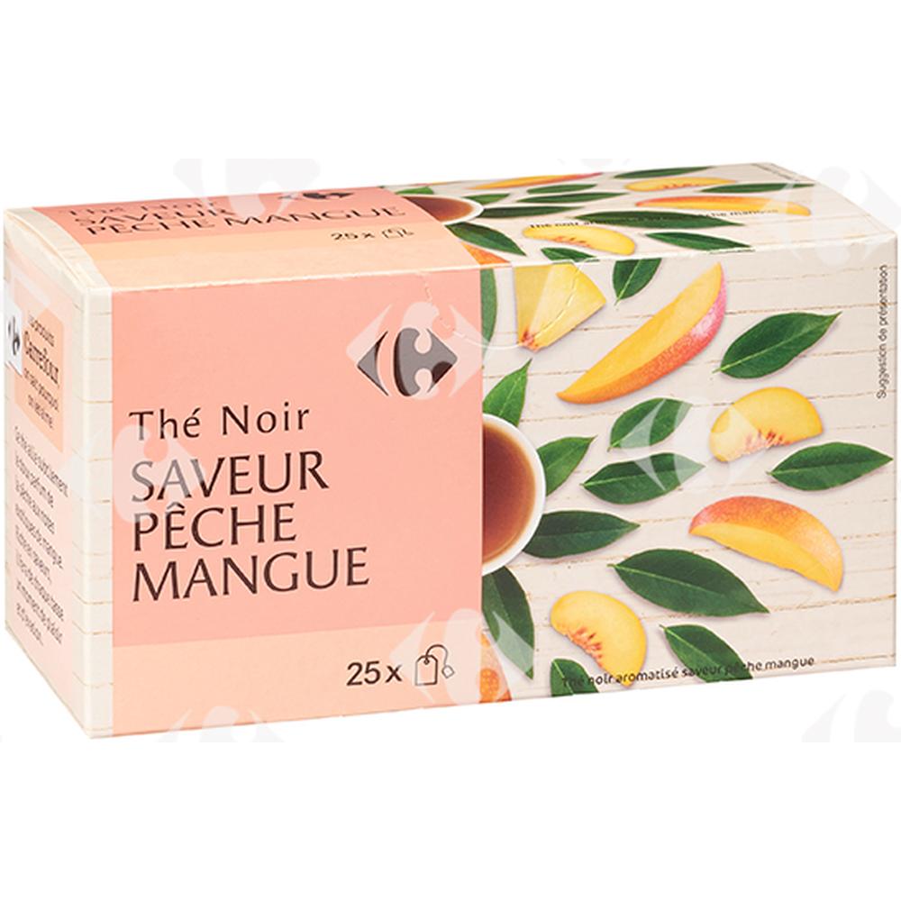 [531090] Thé Aromatisé à la Mangue Carrefour 25 sachets