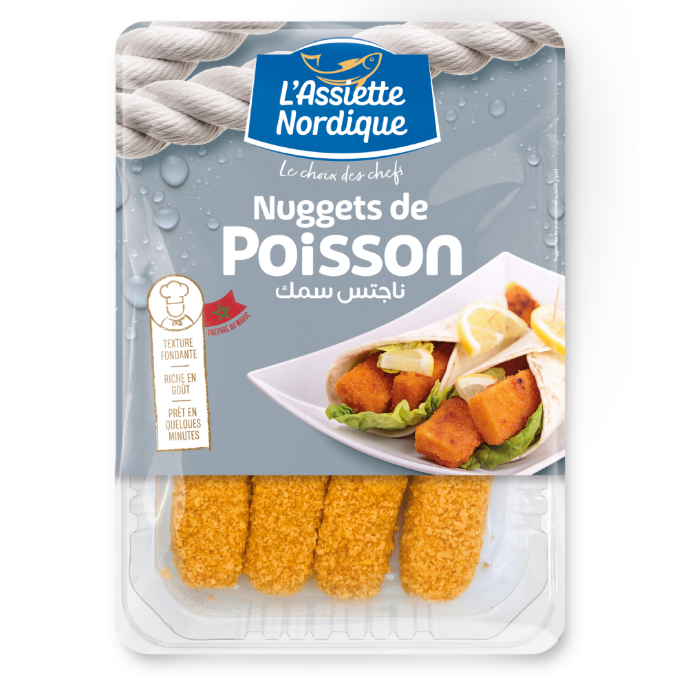 Nugget de Poisson L'Assiette Nordique 500g.