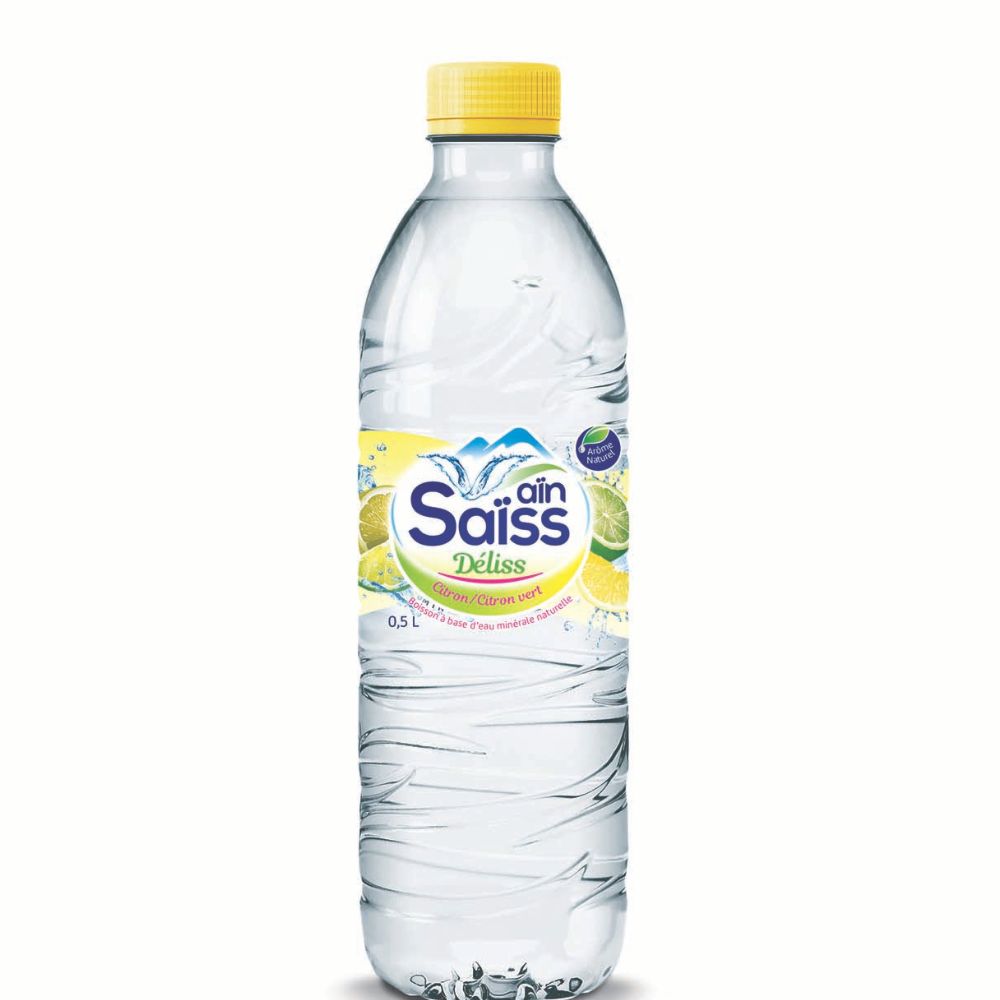 Eau Aromatisée Citron Ain Saiss 50cl.
