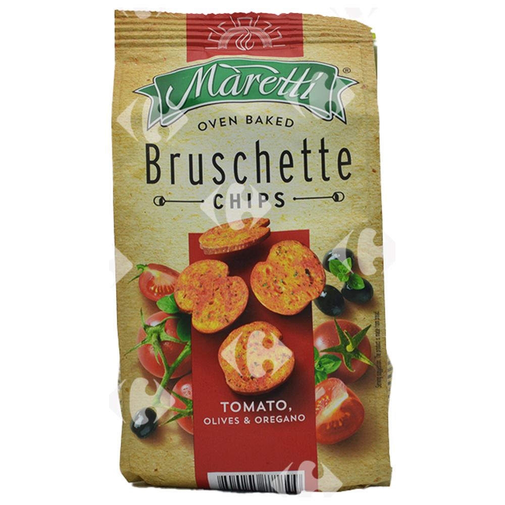 Bouchées de Pain Saveur Tomates Olives et à L'Origan Bruschette Maretti 70g