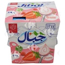 Pack Yaourt Brassé Fraise Jibal 8x110g