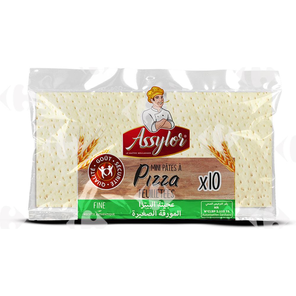 Mini Pâtes à Pizza Feuilletées Assylor 10 unités