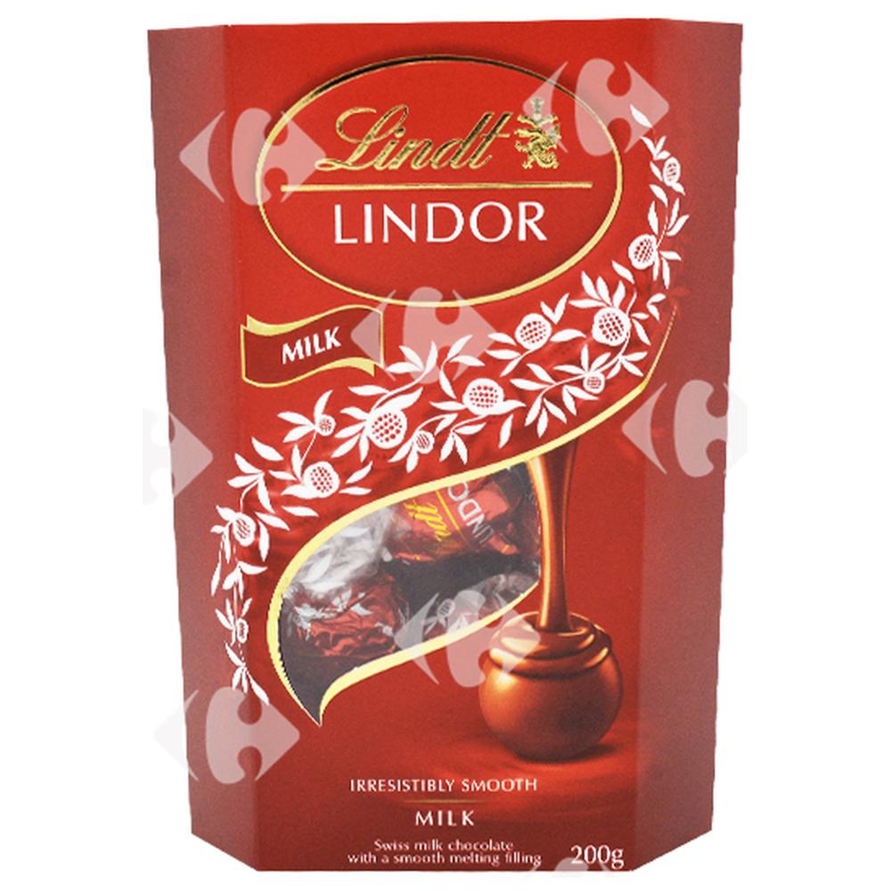 Truffes au Chocolat au Lait Lindor Lindt 200g.