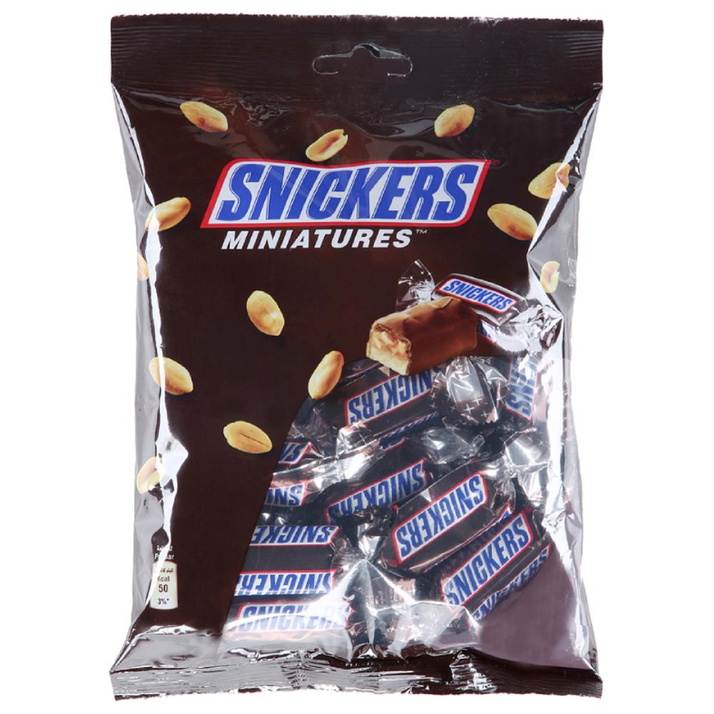 [18015] Mini Barres Chocolatées Snickers 150g