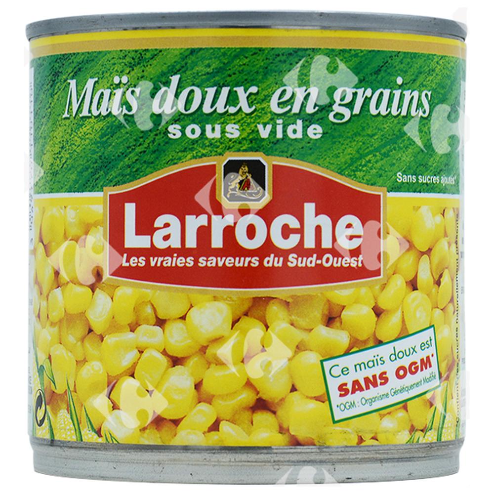 [2179] Conserve de Maïs Doux en Grains Larroche 300g