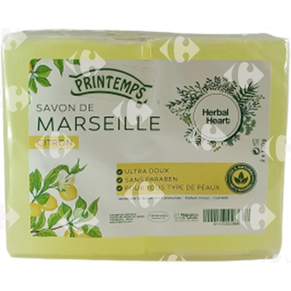 [696290] Savon de Marseille Printemps Citron 2 unités