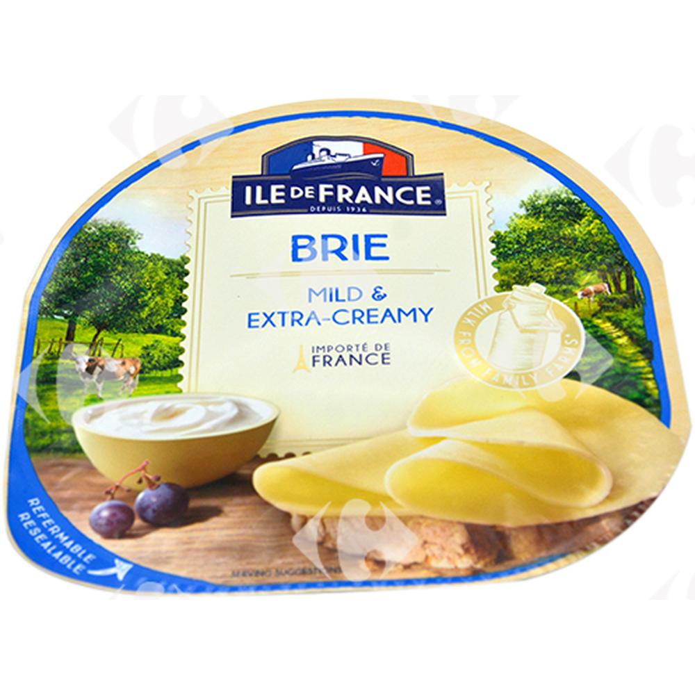 Brie en Tranches Fines et Crèmeuses Île De France 100g