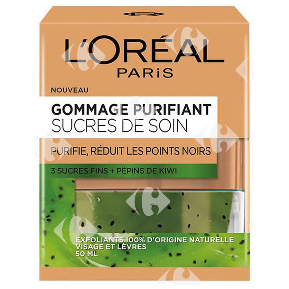 Gommage Purifiant Sucres Soin L'Oréal Skin Expert 50ml