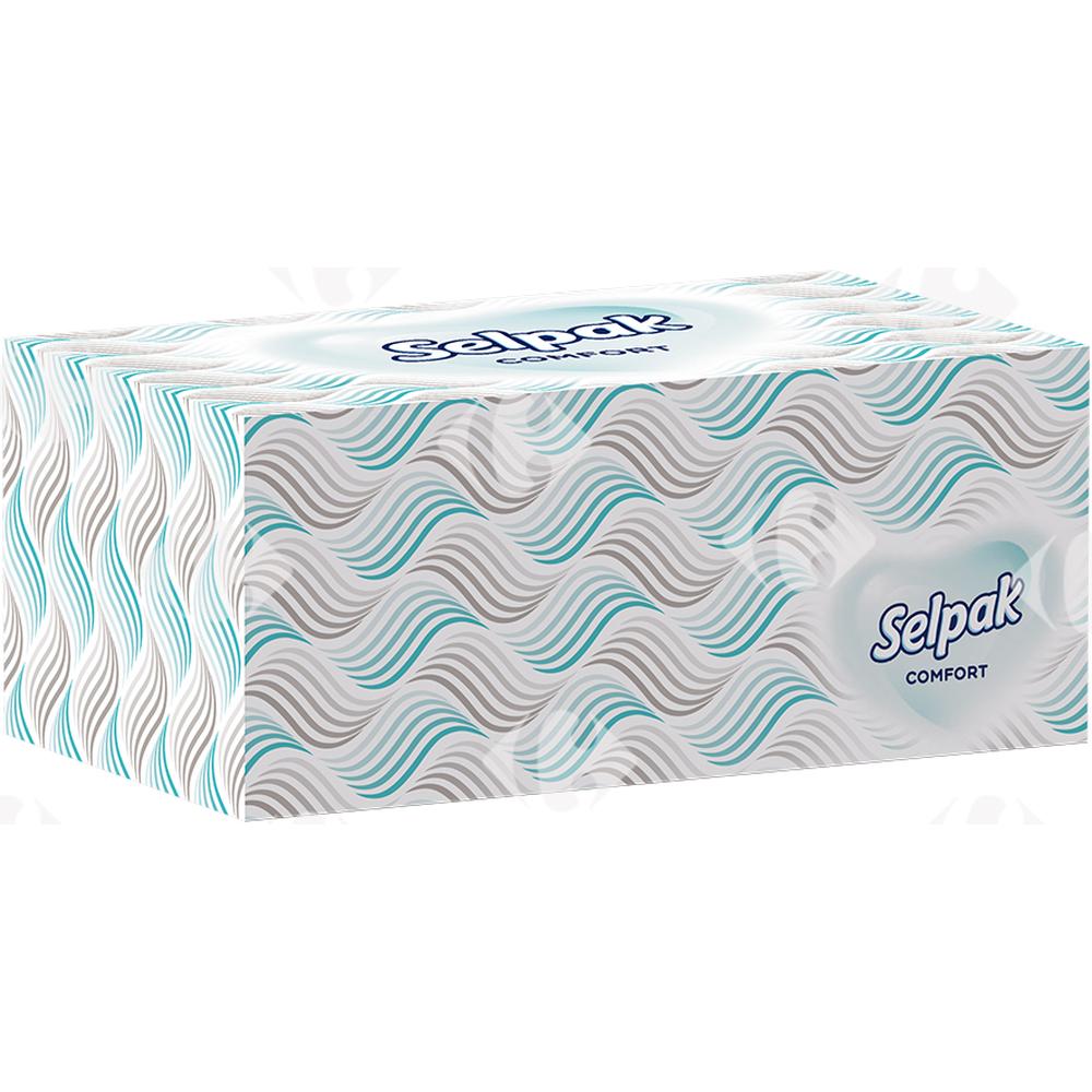 Boîte de Mouchoirs 2 Plis Comfort Selpak 200 unités
