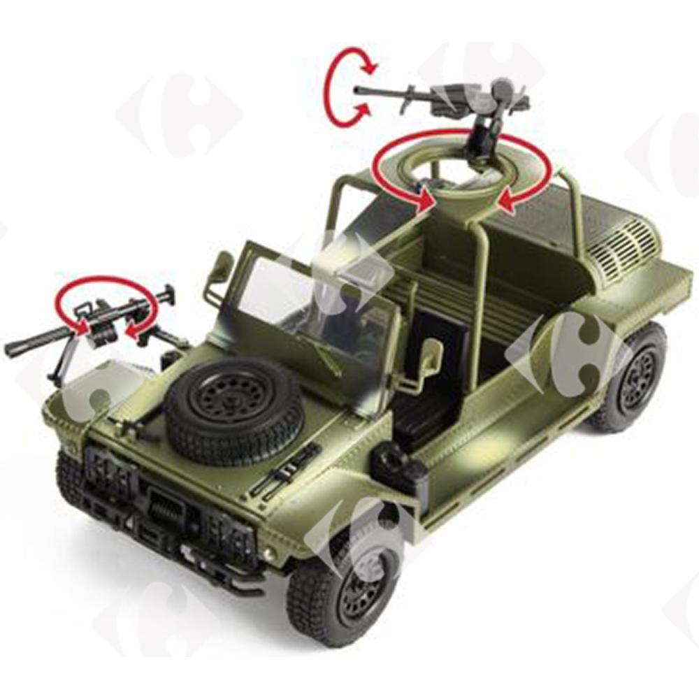 Véhicule Jeep Militaire 1/18