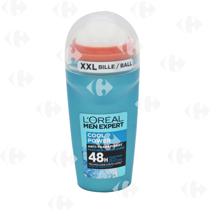 Roll-On Anti-Transpirant Cool Non Stop Men Expert 50ml.
