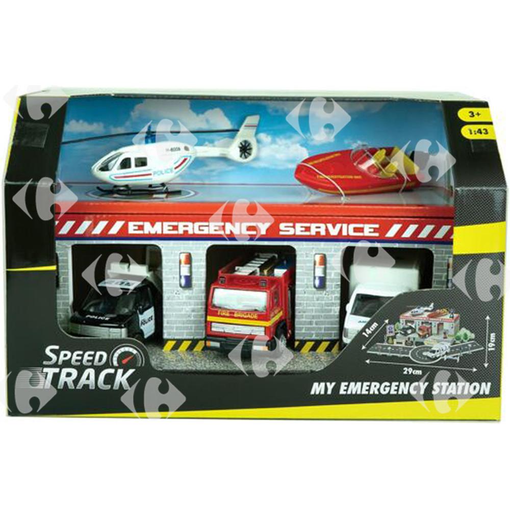Station de Véhicules de Secours 1:43 Speed-Track.