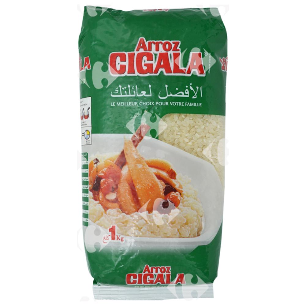 Riz Rond Blanc Cigala 1kg.