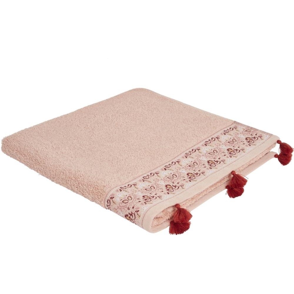 Drap Douche Rose Clair Tex Home 70x140 cm
