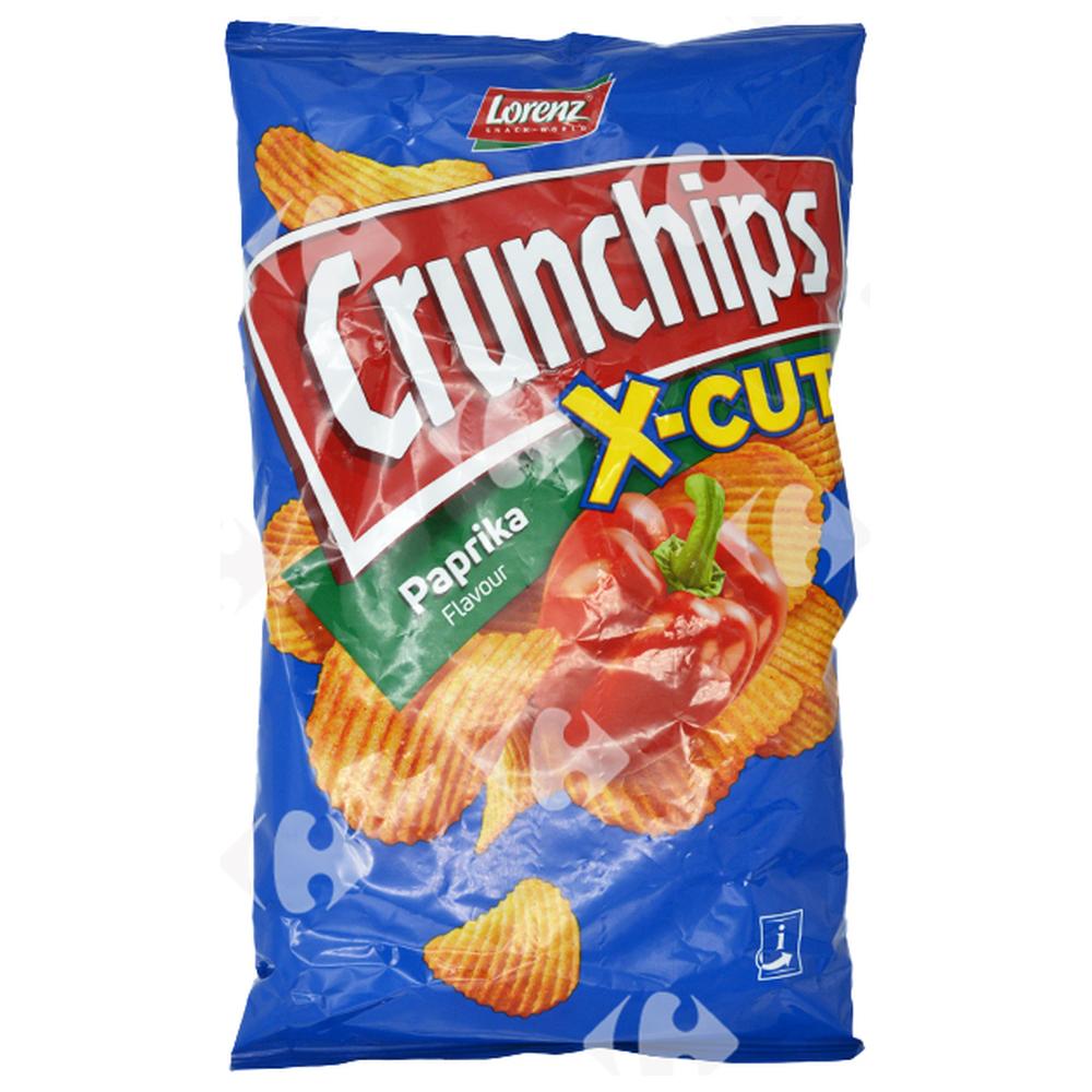 Chips Paprika Crunchips X-Cut 85g.