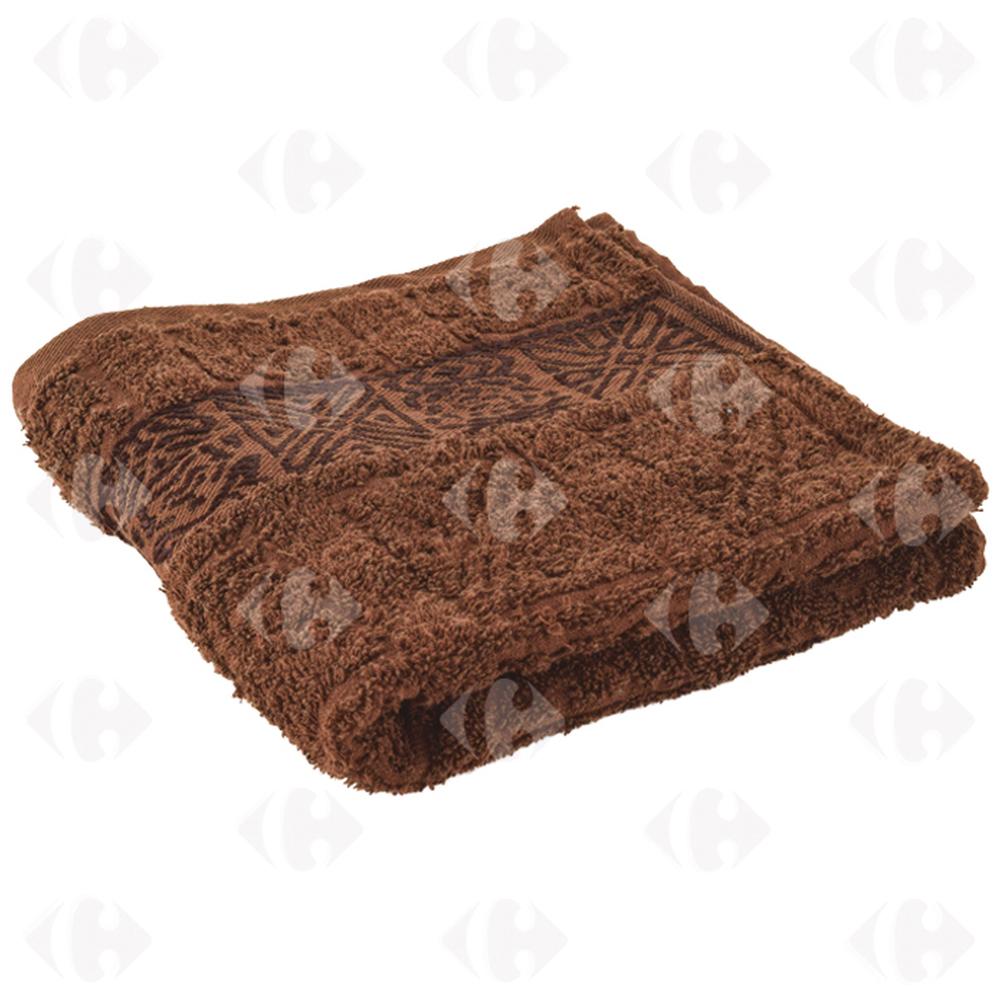 Serviette de Bain Marron 50x90cm.