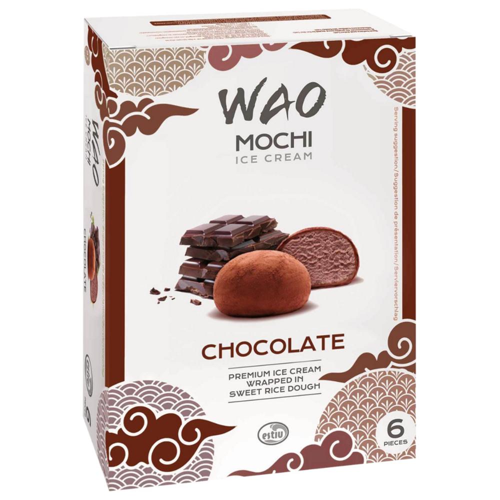 Mochis Glacés Saveur Chocolat Wao 6 pièces.